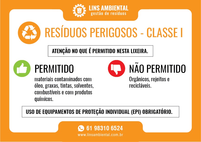 Sinalização - Lins Ambiental