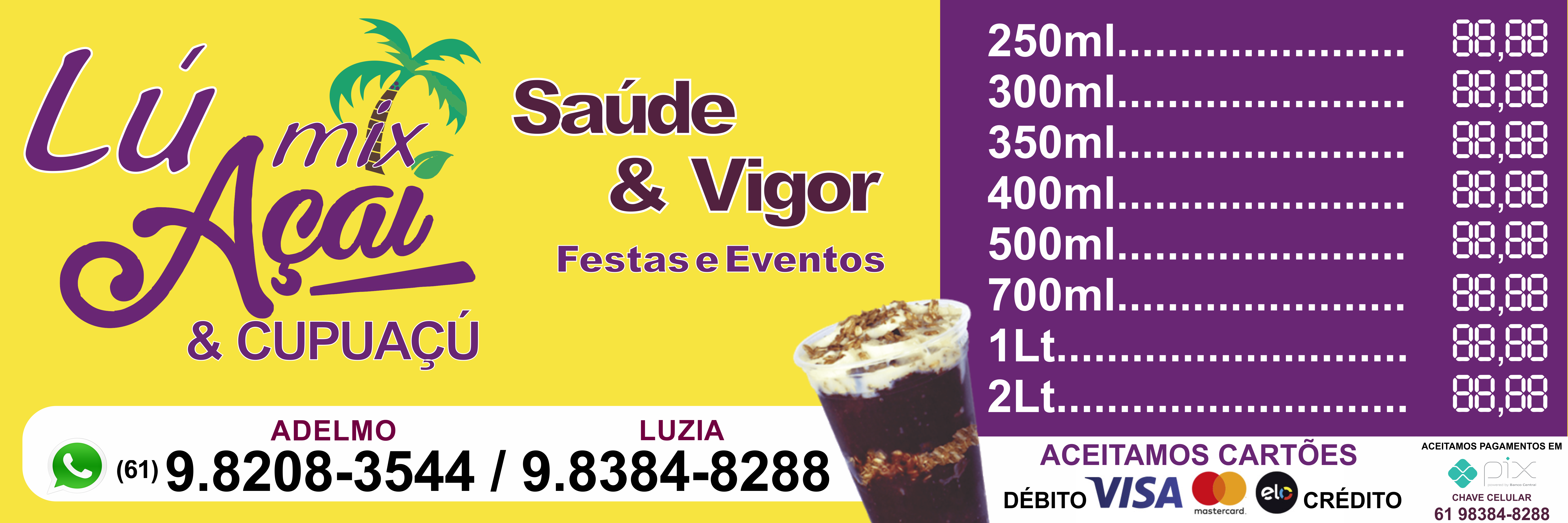 Sinalização - Lú Açaí